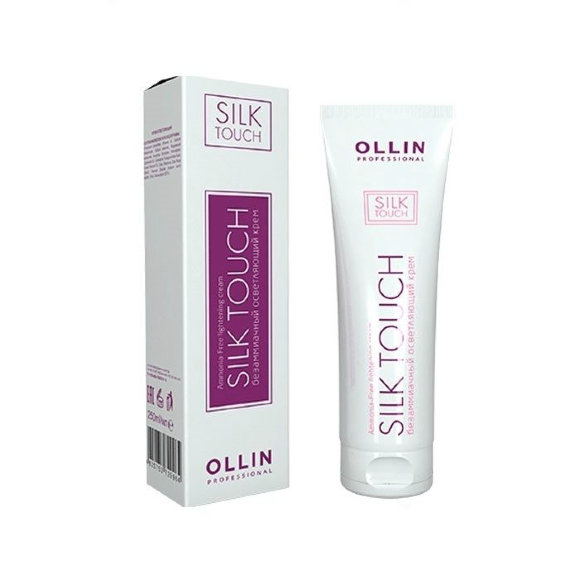 OLLIN PROFESSIONAL КРЕМ для осветления волос Silk Touch - 250 мл