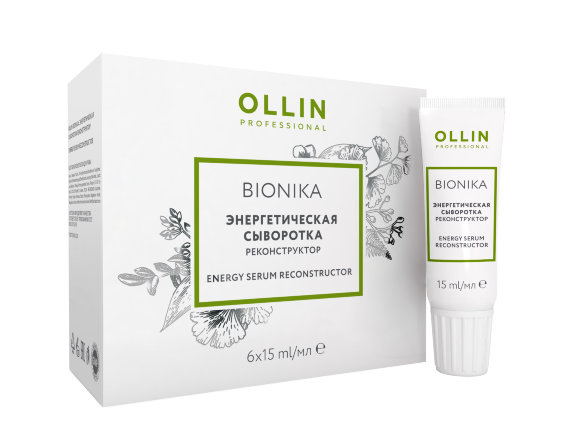 OLLIN PROFESSIONAL СЫВОРОТКА для восстановления волос Bionika Reconstructor - 6 шт