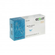ПЕРЧАТКИ Голубой нитрил XS Ecolat 100 шт/упк 609-293
