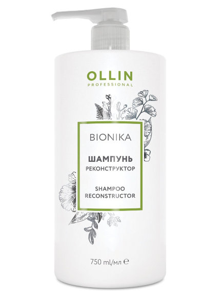 OLLIN PROFESSIONAL ШАМПУНЬ для восстановления волос Bionika Reconstructor - 750 мл