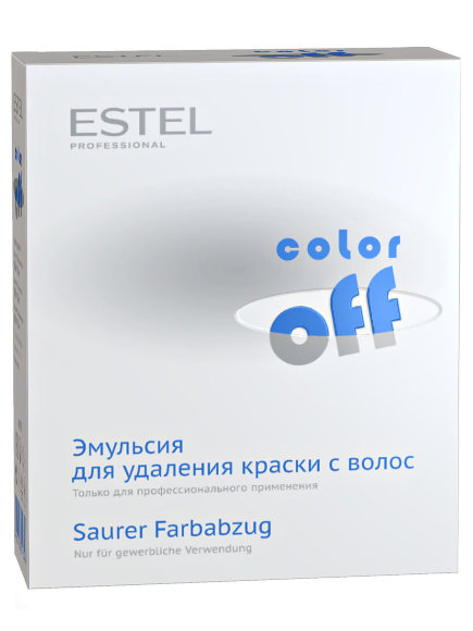 ESTEL PROFESSIONAL ЭМУЛЬСИЯ для удаления краски с волос 3*120мл Color Off - 1 уп