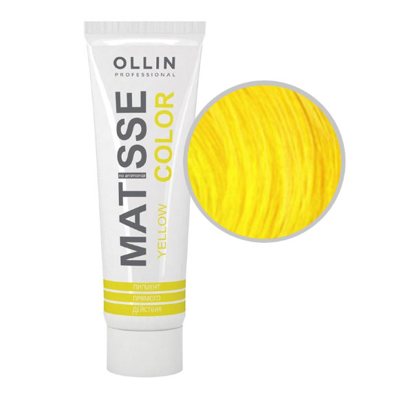 OLLIN PROFESSIONAL ПИГМЕНТ Matisse Color Yellow (жёлтый) - 100 мл