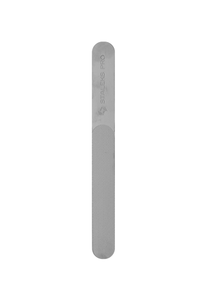 STALEKS ПИЛКА лазерная для ногтей 11 165мм (широкая прямая с ручкой)