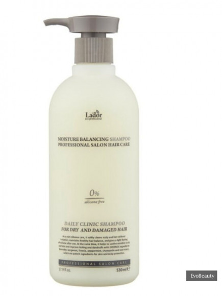 LADOR Шампунь для волос увлажняющий Moisture Balancing Shampoo - 530 мл