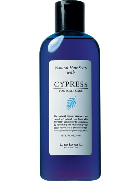 LEBEL ШАМПУНЬ против перхоти Natural Hair Soap Treatment Cypress - 240 мл