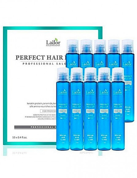 LADOR Филлер для восстановления волос Perfect Hair Filler - 13 мл x 10 шт