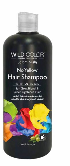 WILD COLOR ШАМПУНЬ для седых светлых и осветленных волос No Yellow Hair - 500 мл