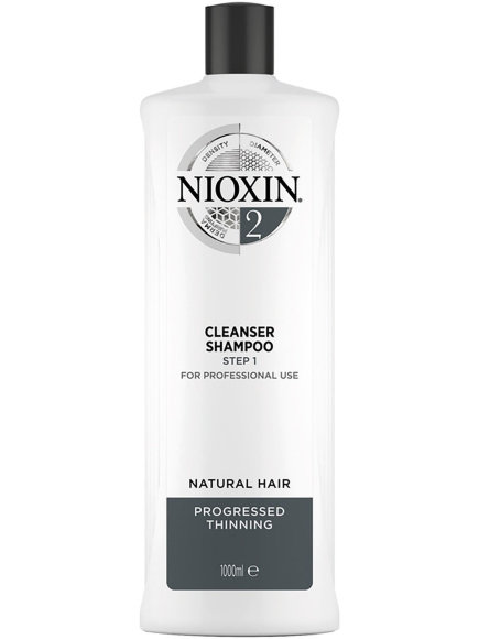 NIOXIN ШАМПУНЬ для натуральных истонченных волос Cleanser System 2 - 1000 мл