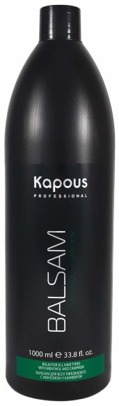 KAPOUS БАЛЬЗАМ для всех типов волос Studio Menthol+Camphor - 1000 мл