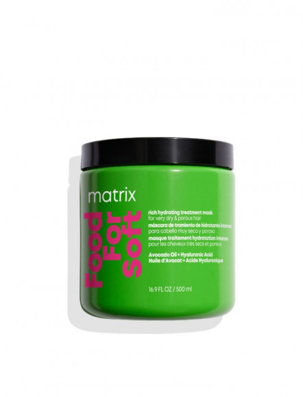 MATRIX МАСКА Total Results Food For Soft для интенсивного увлажнения и питания сухих и пористых волос - 500 мл