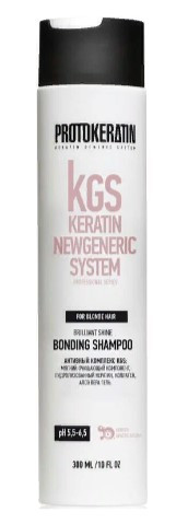 PROTOKERATIN Шампунь-бондинг для блондированных волос / Brilliant Shine Bonding Shampoo - 300 мл
